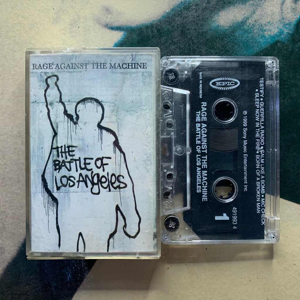 Kaset Pita Rage Against The Machine - The Battle Of Los Angles