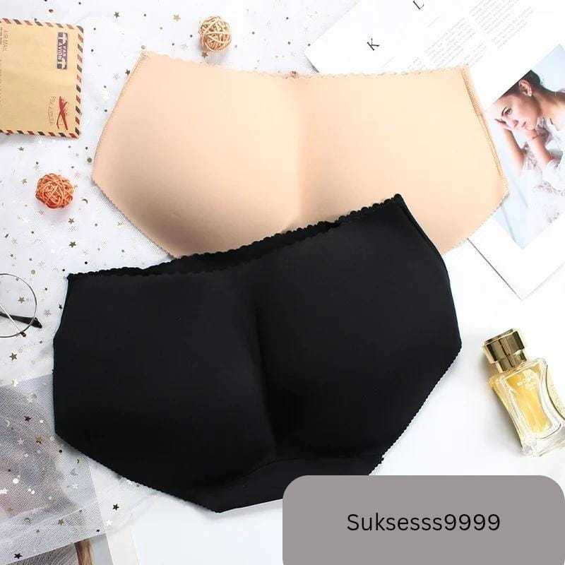 Celana Dalam Busa Seamless Pantat Palsu Segitiga / CD Busa Bokong / Booty Sponge Pants Untuk Pantat 
