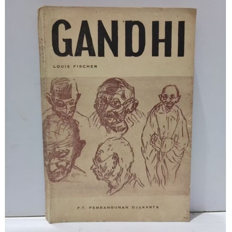 BUKU GANDHI LOUIS FISCHER 1965