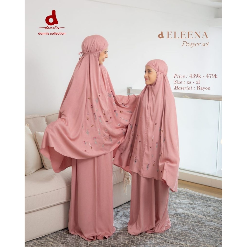 MUKENA D'ELEENA COUPLE IBU DAN ANAK BY DANNIS