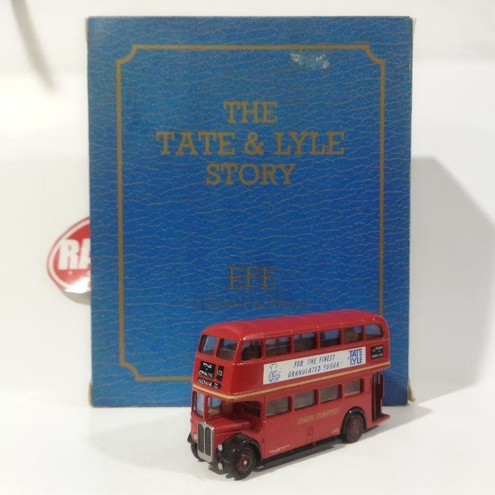 00 Diecast EFE 1:76 BUS LONDON Transport AEC Regent The Tate & Lyle Story vol. 1 Double Decker Bis