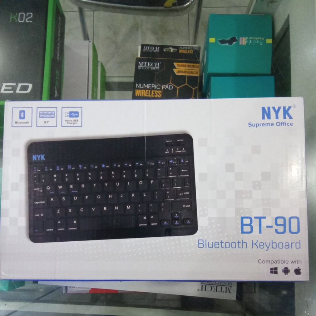 NYK KEYBOARD MINI BLUETOOH BT-90