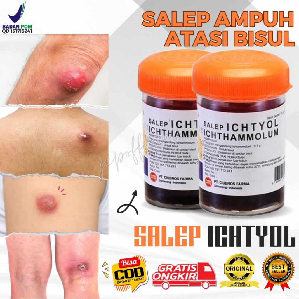 salep Ichtyol cito 15 Gr - Salep ampuh atasi Bisul Salep Hitam Ichtiyol