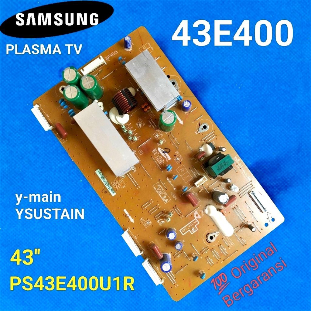 YMain TV Samsung PLASMA PS43E400U1R YSUSTAIN PS 43E400 U1R PS43E400 43E 400 Y-SUSTAIN PLASMA y susta