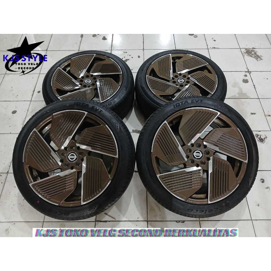 VELG RACING SECOND MODEL HSR RAIJUA RING 18 PCD 5X100-5X114.3 LEBAR 8 RATA PNP ALTIS NEW VELOZ INNOV