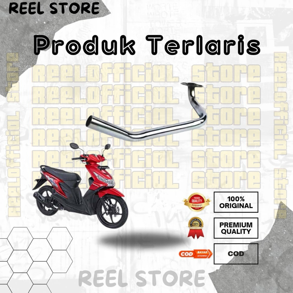 LEHERAN KNALPOT STANDART HONDA BEAT KARBU BEAT OLD ORIGINAL LOOK