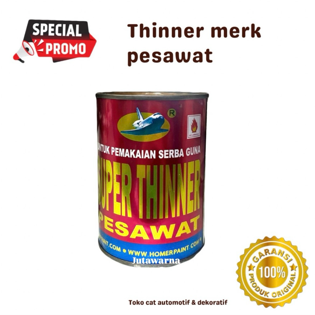 SUPER THINNER PESAWAT SERBAGUNA 1KG PENGENCER CAT HOMER