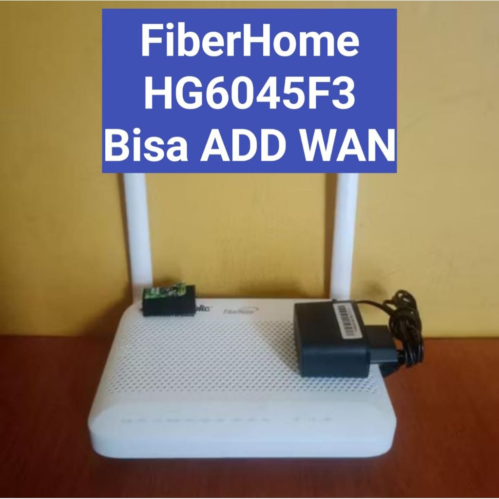 Fiberhome HG6145F1/HG6045F3 Dual Band WIFI-6 ADD WAN + Adaptor