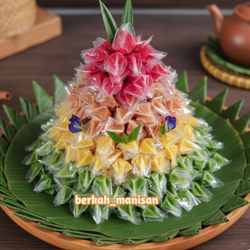 [ 1kg ] jenang tape rasa buah dodol tape warna warni khas moga pemalang