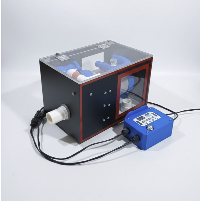 Micro Rotary Drum Filter 1T Akrilik, Top atau Sump Filter Akuarium Maksimal Flow 2.800 L/H