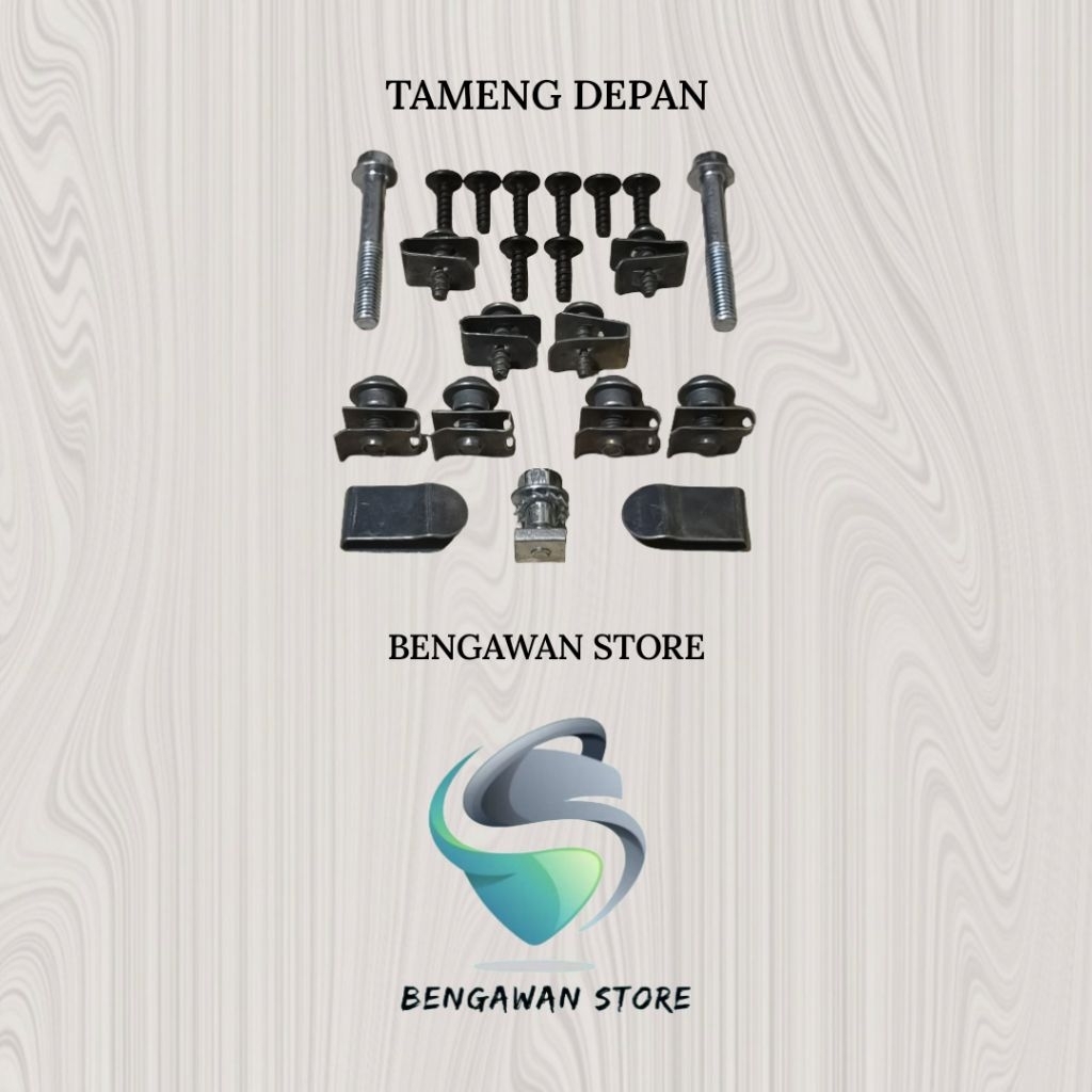 Baut Fullset Cover Bodi Body Tameng Depan Honda Blade Karbu Karburator Old / Lama 110