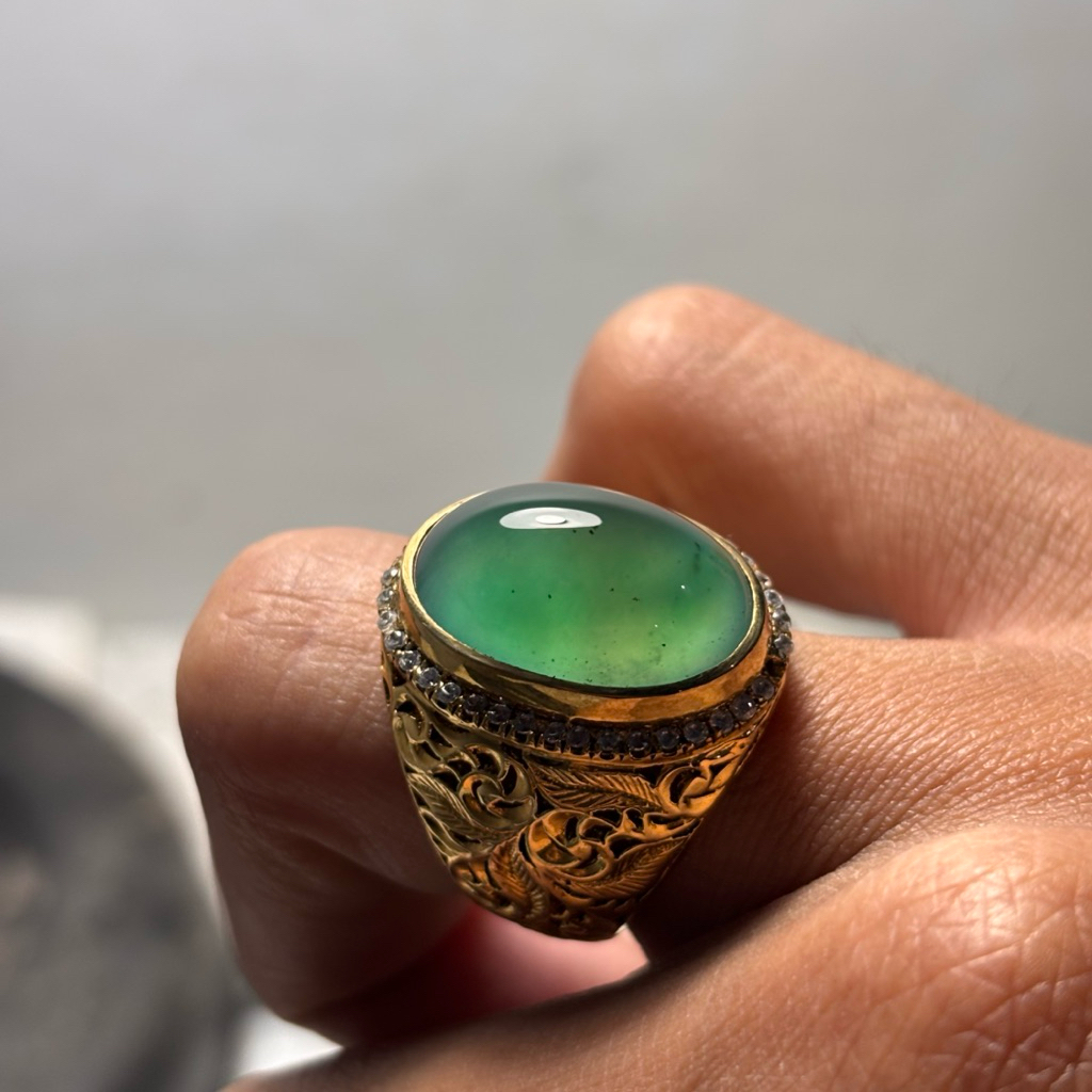 Batu Hijau Garut Kristal Naturl Berikut Memo