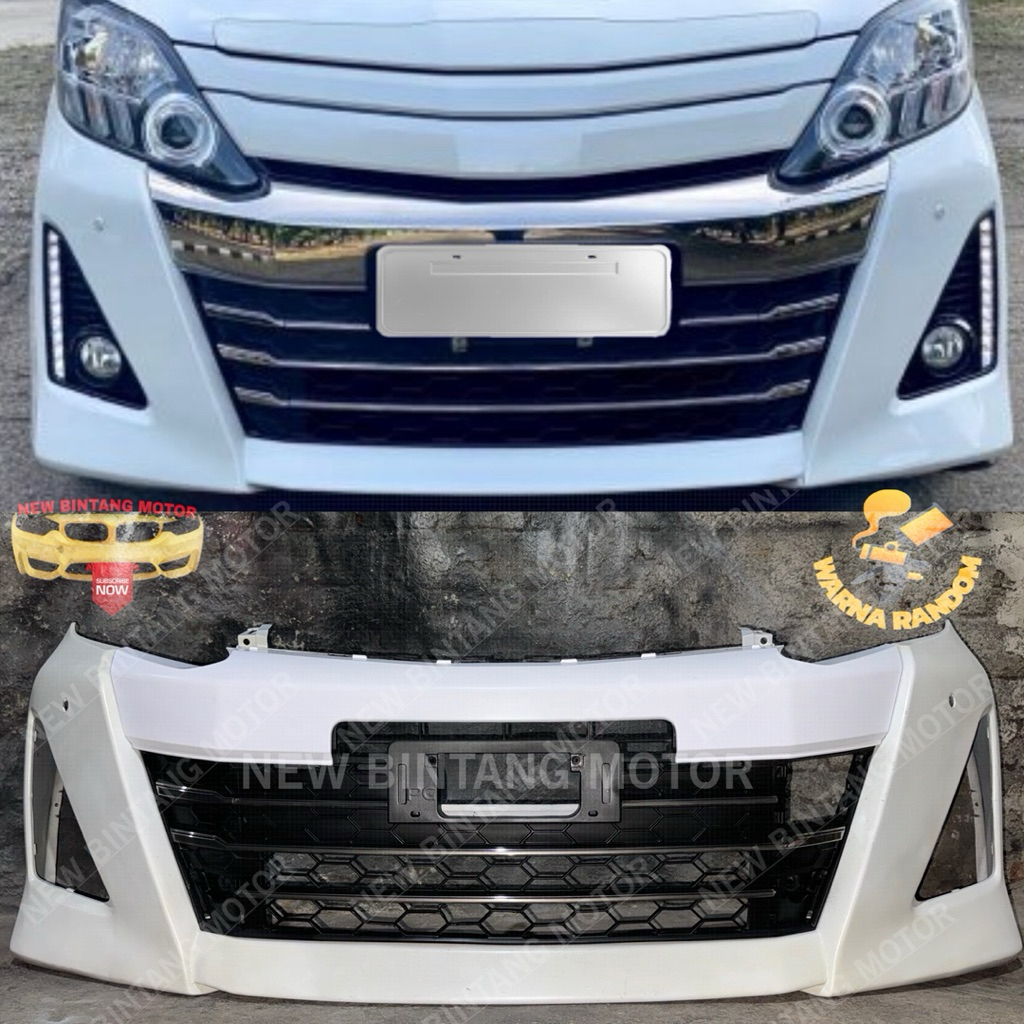 Bumper depan Toyota Alphard GS 2012 2014 original