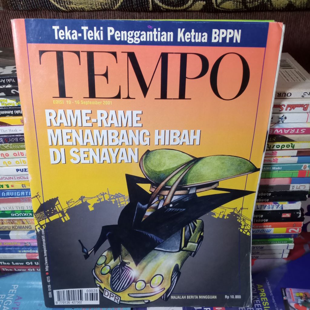 majalah tempo edisi September 2001 154 halaman
