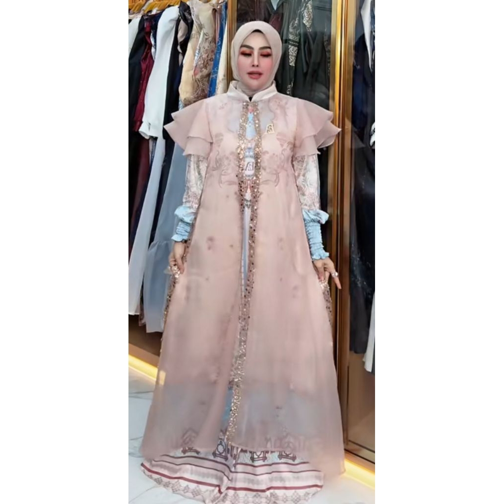 Gamis raya gamis lebaran premium Elly Arsy
