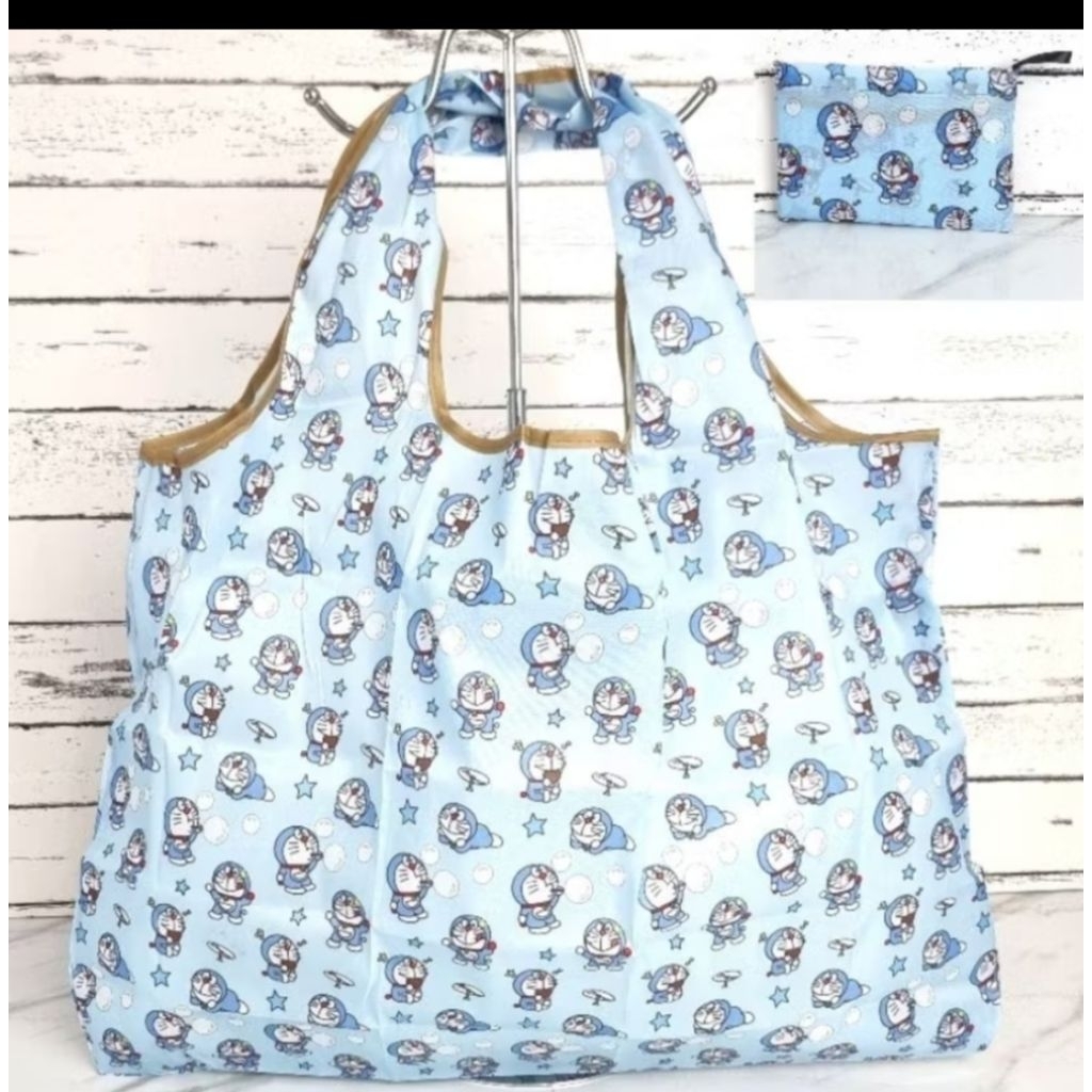 Tote bag doraemon tas wanita karakter doraemon tas lipat wanita motif doraemon