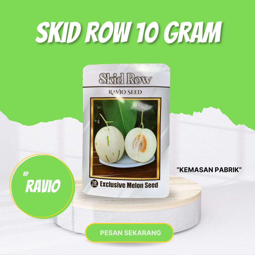 Benih Melon Dalmatian Skid Row 330 Biji Premium