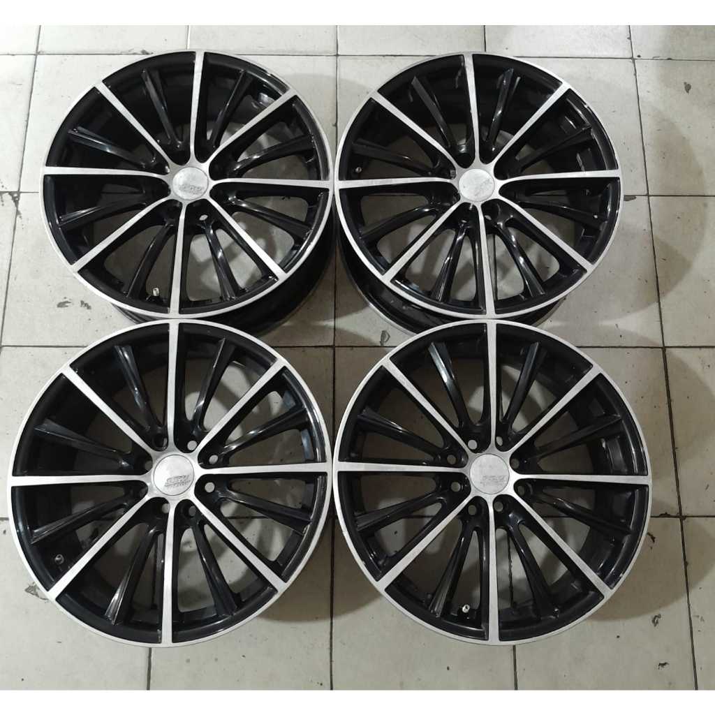 Velg Mobil Second RING 17 RACING SSW R17 4X100 4X114 AVANZA XENIA JAZZ MOBILIO WULING FREED ALTIS