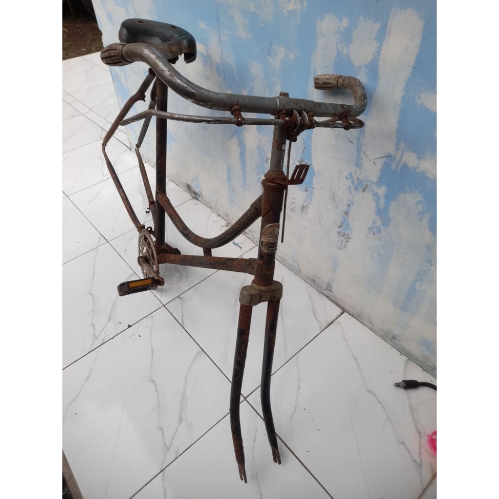 frame rangka  sepeda ontel kuno phillips