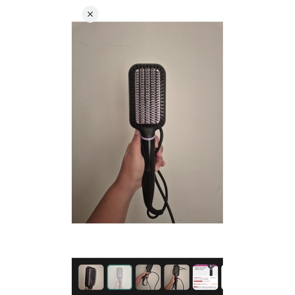 Philips Heated Brush Hair Straightener