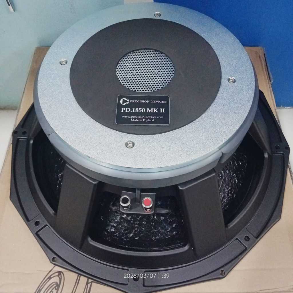Speaker Komponen 18 inch PRECISION DEVICES PD1850 MK II/PD 1850 MK II | voice coil 5  2000 watt