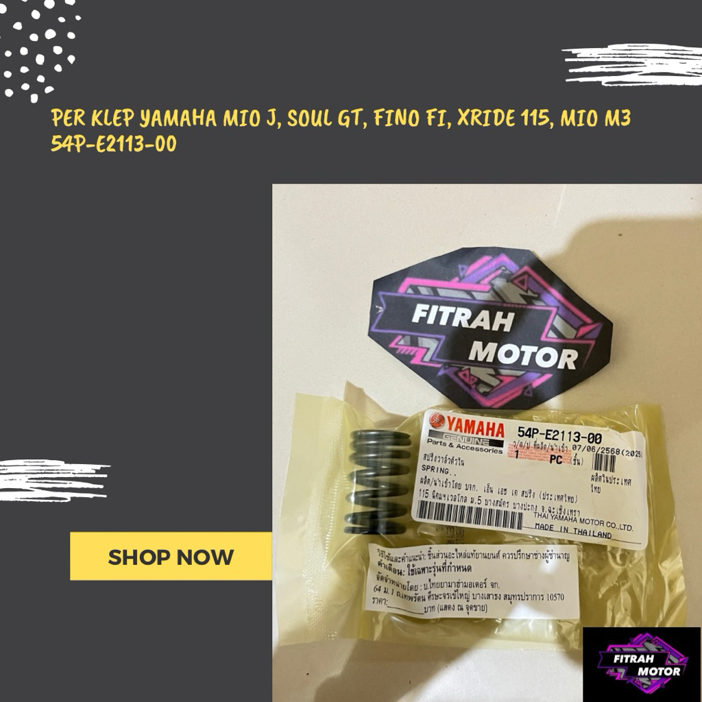 Per Klep Yamaha Mio J, Soul GT, Fino FI, XRide 115, Mio M3 54P-E2113-00