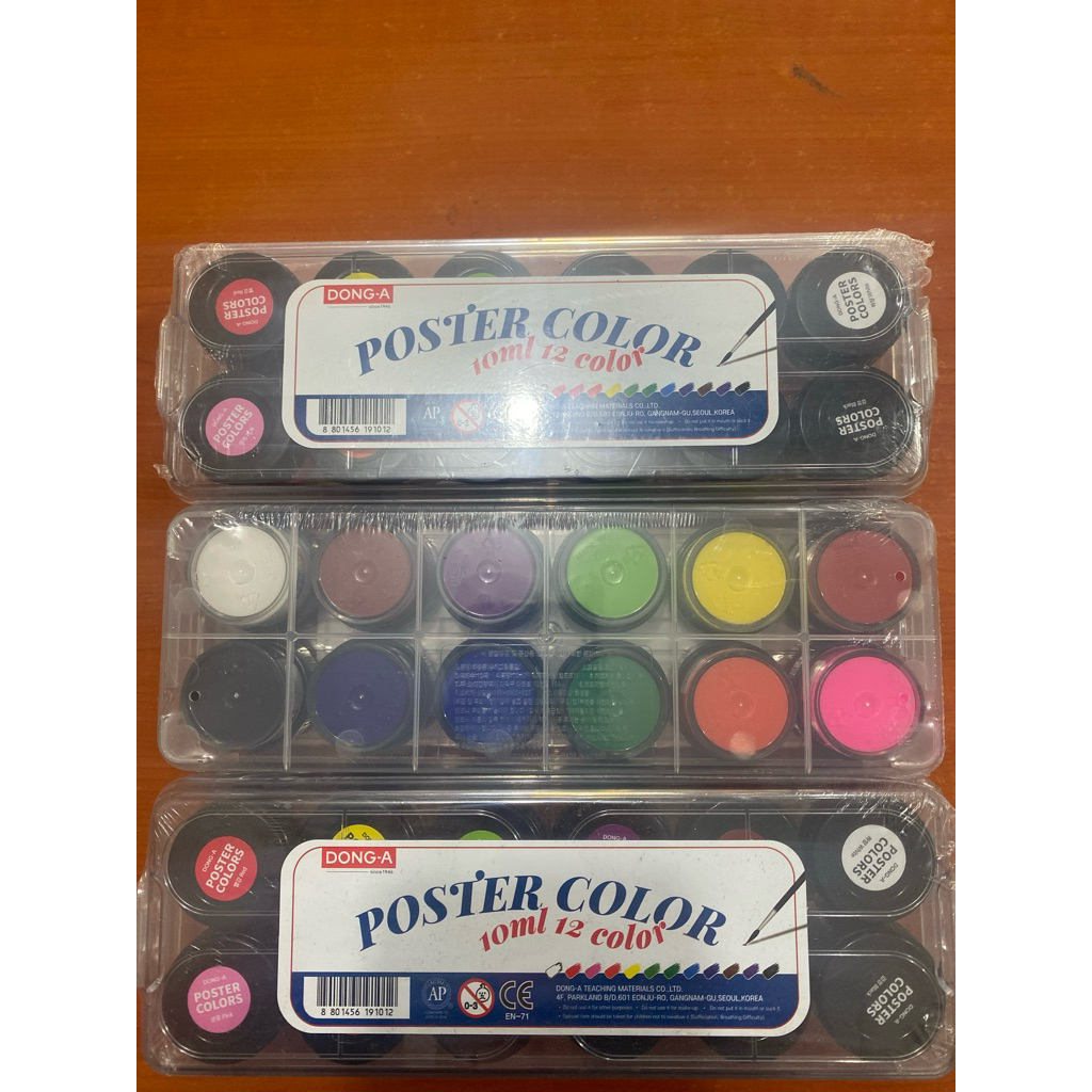 Cat Poster 12 Warna DONG-A / Poster Color 10ml