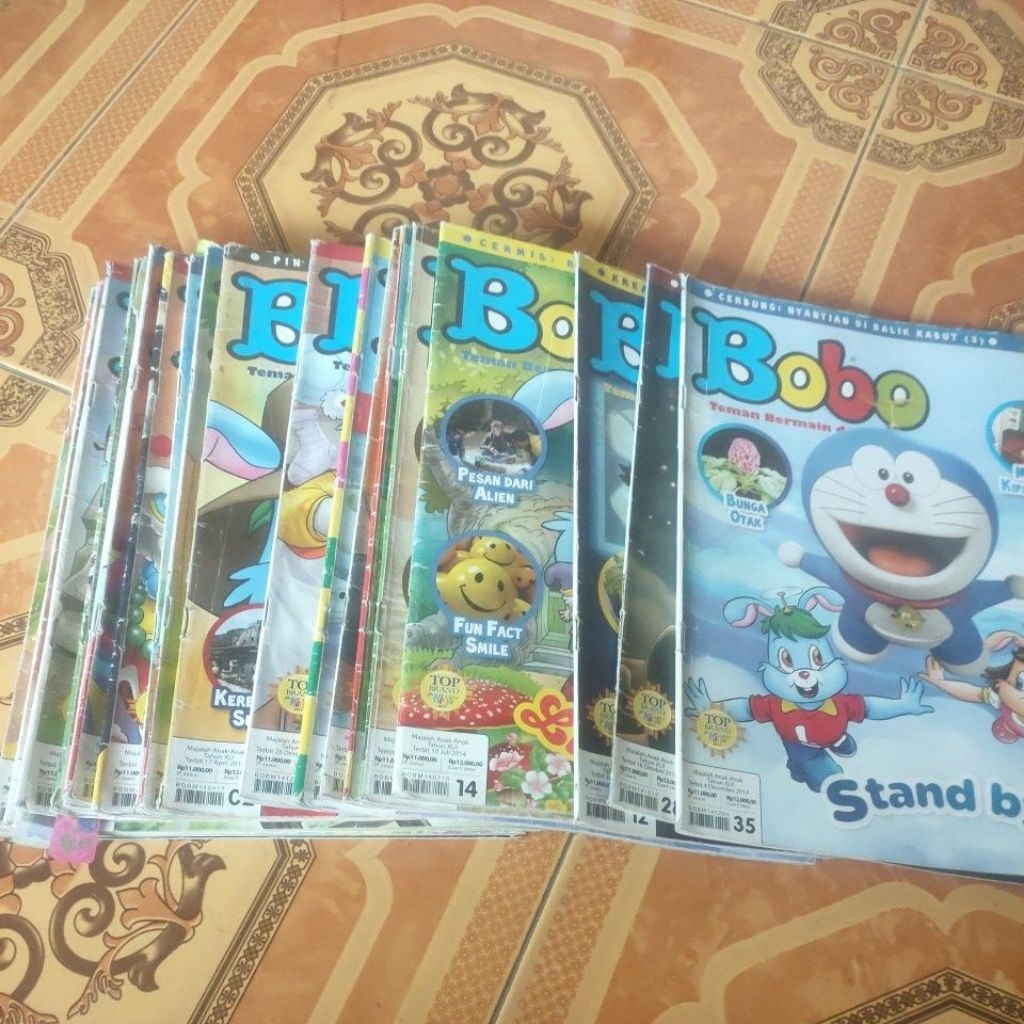 MAJALAH BOBO BEKAS KHUSUS THN 2014 ( RANDOM)