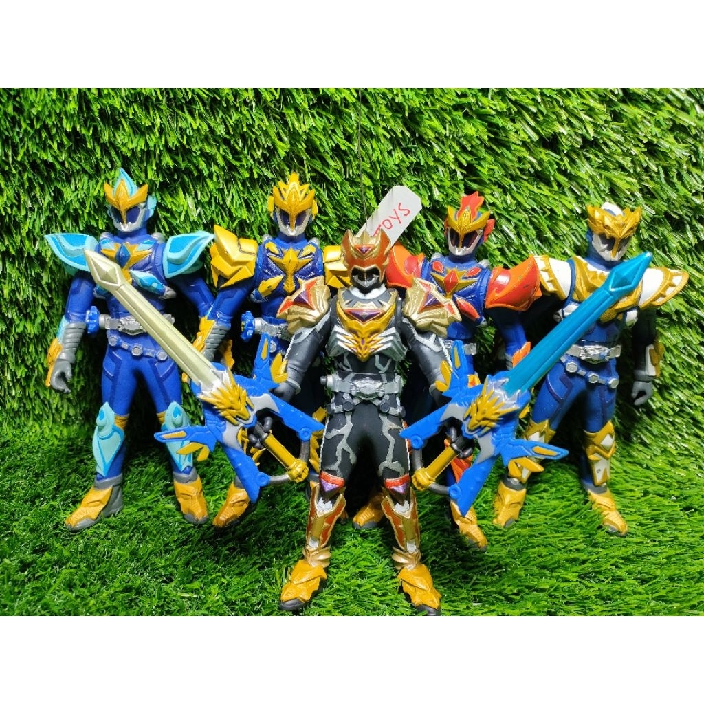 5 pcs Action figure Ryukendo 17cm
