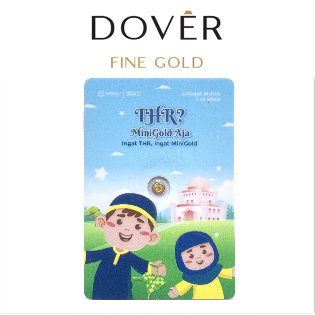 Logam Mulia Emas MiniGold Mini Gold 0.05 gram Gift Series