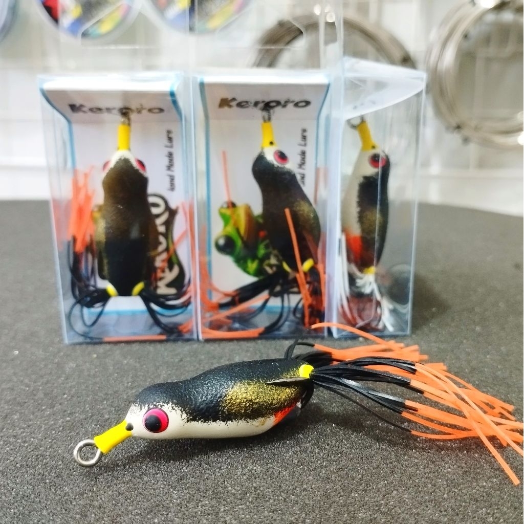 Umpan Soft Frog Skirt Truwok 4cm & 5,5cm By Keroro Lure Original | Umpan Gabus Toman Gacor