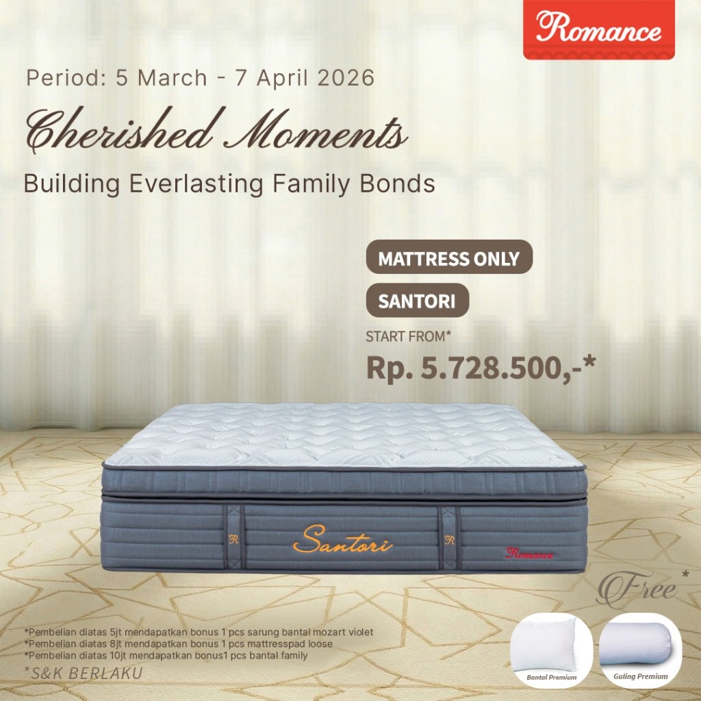 Romance - Kasur Santori  Matrass Only