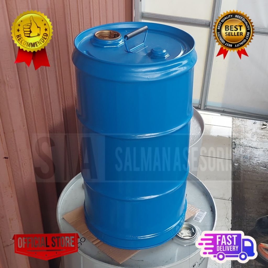 Jerigen Bensin BBM 30 Liter Tong Drum Besi Kaleng