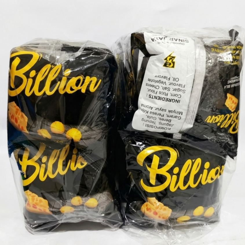 BILLION SNACK BERHADIAH RASA KEJU | 1 BAL ISI 10PCS