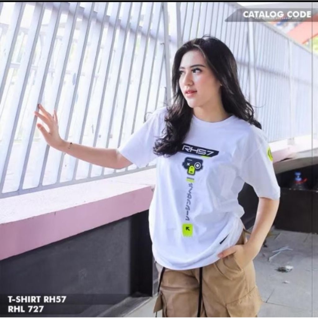 RH57 BADGE WELL Baju Kaos Distro Premium Pria Wanita Combed30s