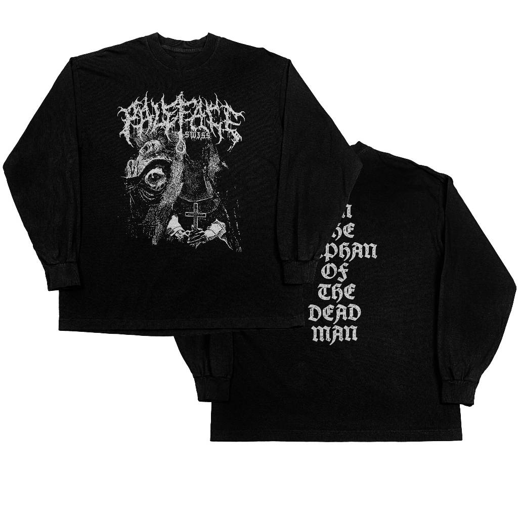 Kaos Paleface Swiss The Orphan Band Metal Metalcore Tebal Longsleeve Flexinc Katun 16s Heavyweight