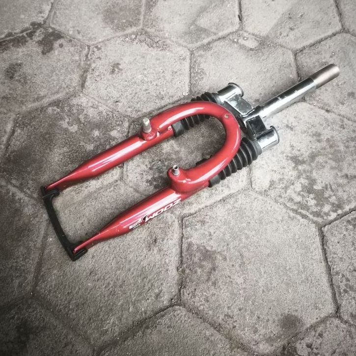 fork sepeda 20 inchi lipat bmx standart 25.4  drat Zoom 327 escape suspensi