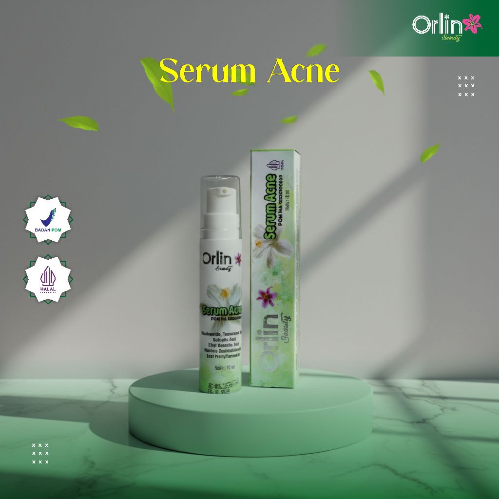 SERUM ACNE ORLIN BEAUTY/SERUM KULIT SENSITIF/SERUM JERAWAT BERUNTUSAN