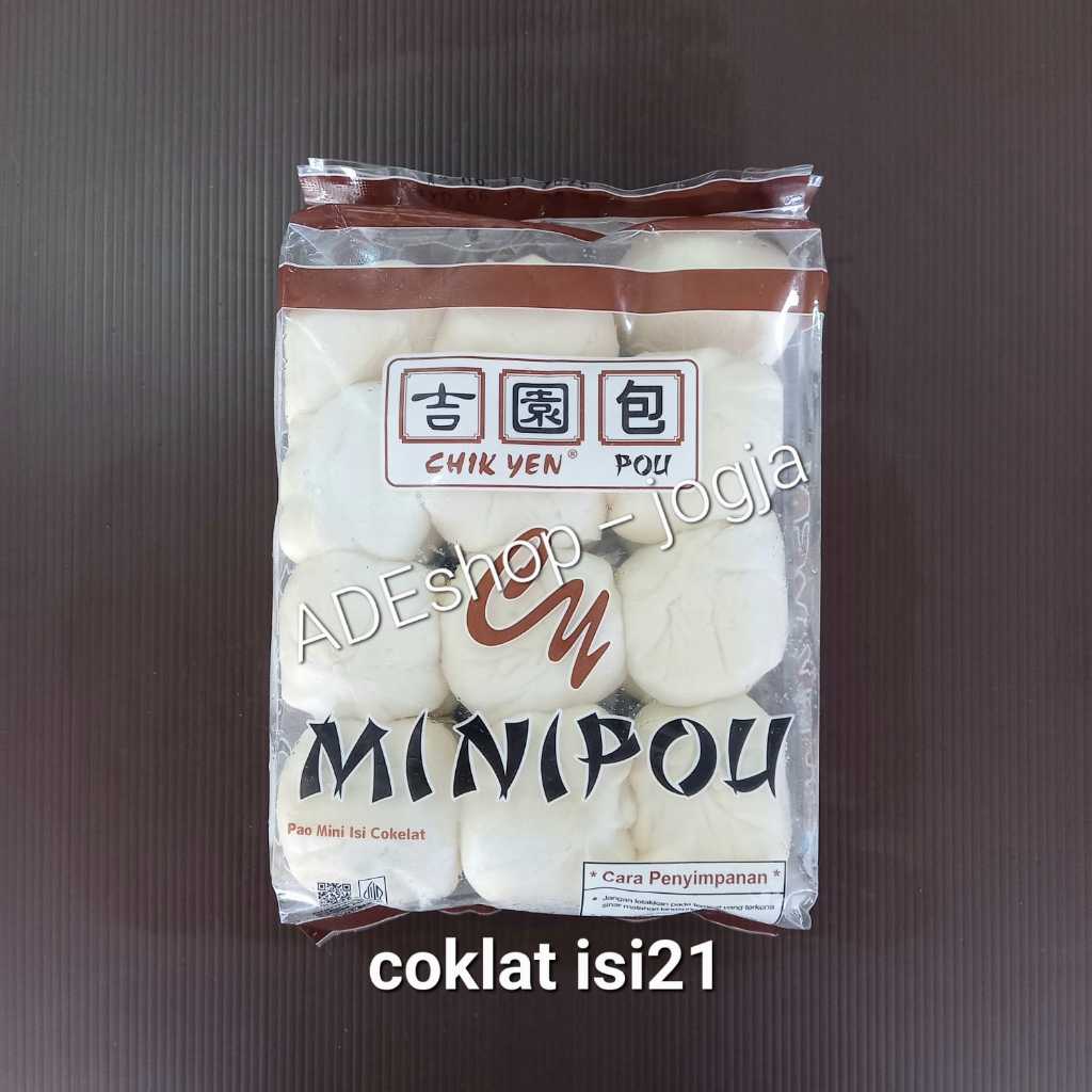 minipao bakpao Chik Yen isi 21 rasa coklat 500gr pou mini pao bakpao mini mantou roti sepan