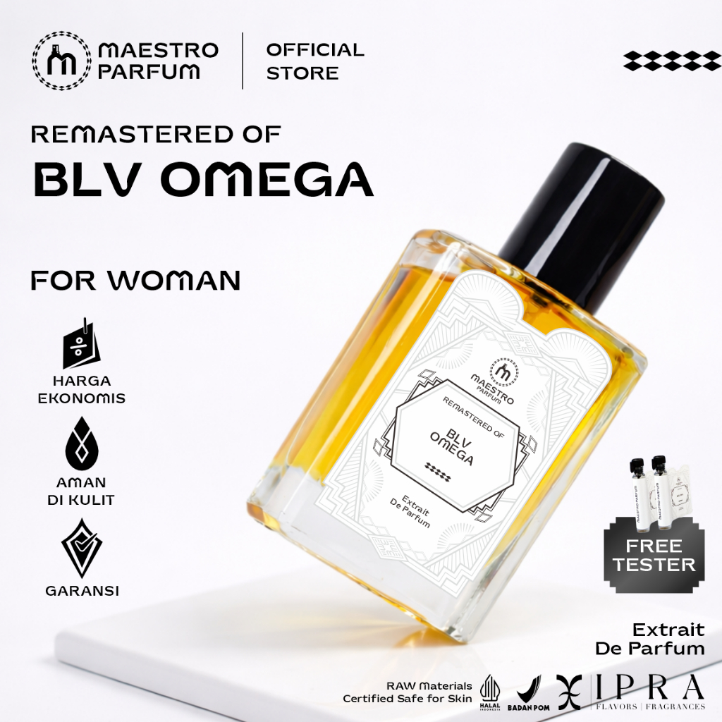 Parfum Wanita BLV Omega Parfume Cewek Tahan Lama 24 jam Maestro Parfum