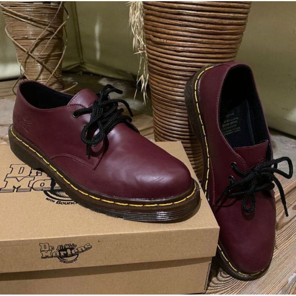 SEPATU Low Boots Docmart Dr Martens Pendek Pria Wanita Classic - Prelove