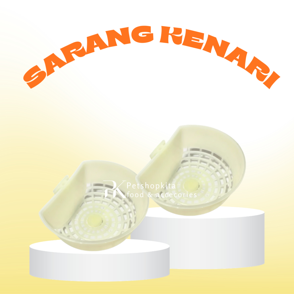 SARANG PLASTIK TEMPAT BERTELUR BURUNG SANRANG BURUNG KENARI / SARANG BURUNG KENARI