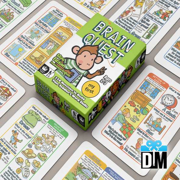 Kartu Brain Quest Mini Edukasi Bayi 2 - 5 tahun Batita Balita Brain Quest kecil untuk ortu dan bayi 