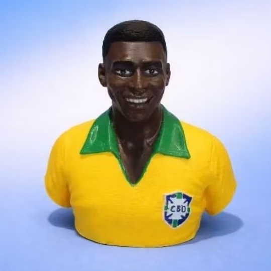Figure Pemain Bola PELE legendaris Brazil (Rare)