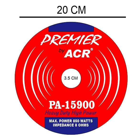STIKER MAGNET SPEAKER ACR PREMIER 15900
