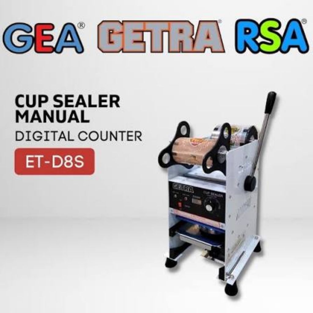 CUP SEALER MANUAL GETRA / ALAT PRESS GELAS ES POP ICE