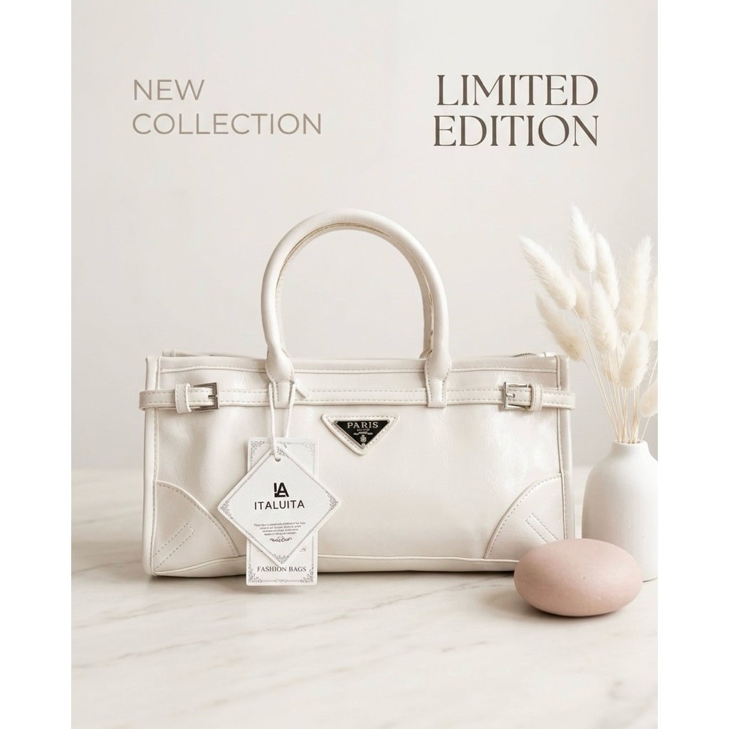 Tas ITALUITA No Box White Sling Bag Fashion Bag Premium Bag Women's Bag