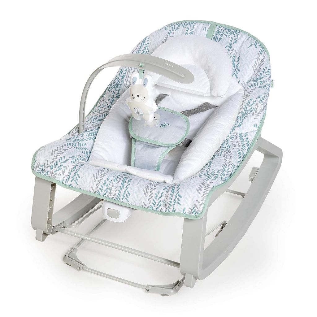 Ingenuity Keep Cozy 3-in-1 Grow with Me Vibrating Baby Bouncer Seat & Infant to Toddler Rocker