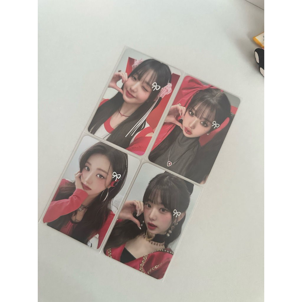 [READY, WAJIB SPLIT] ive wonyoung red photocard set
