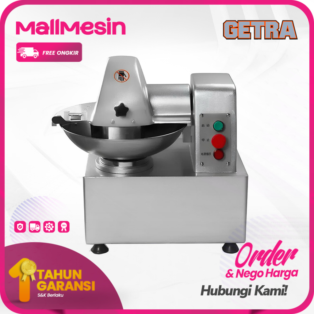 Mesin Giling Bakso Bowl Cutter GETRA Semua Varian | Official Distributor